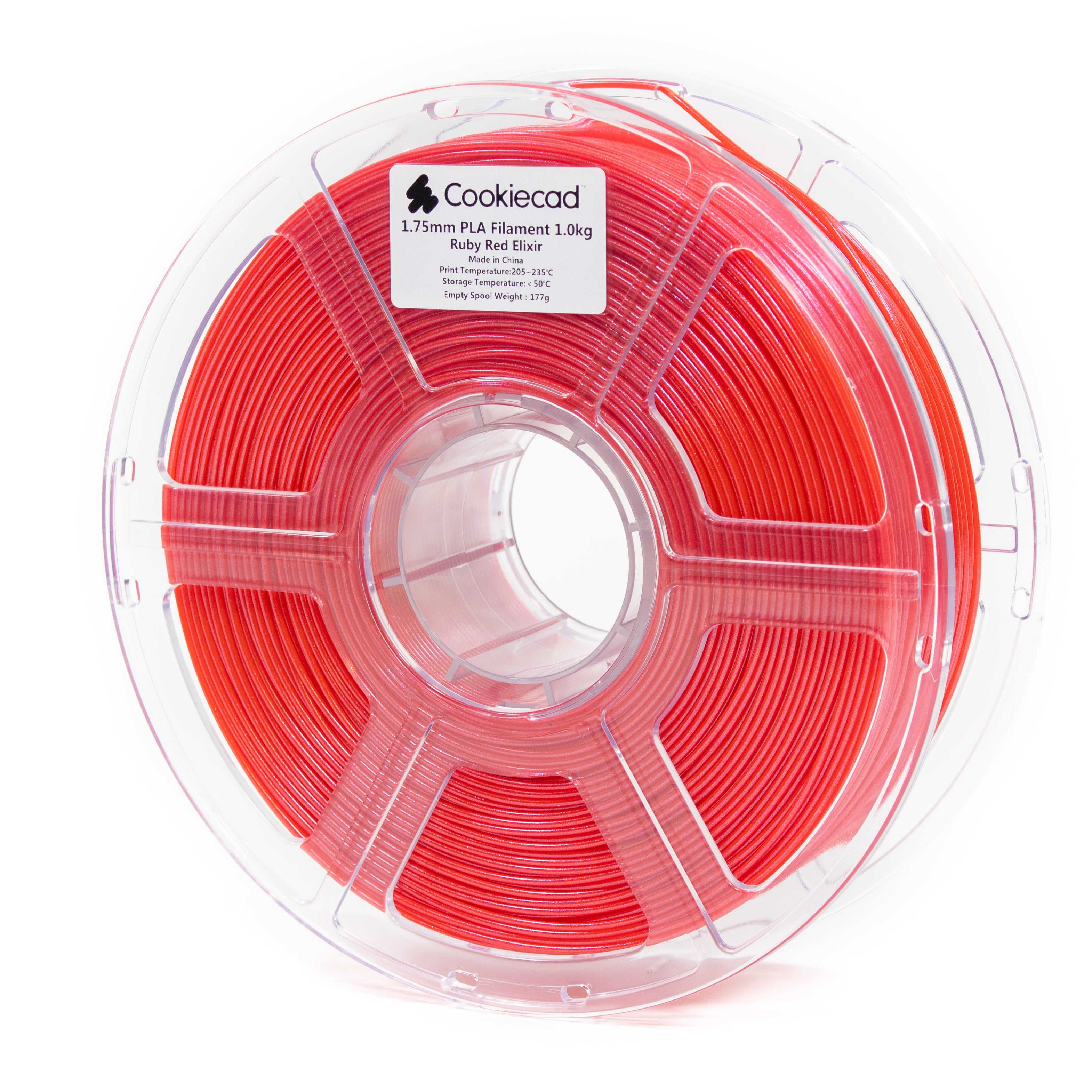 Ruby Red Elixir PLA Filament 1.75mm, 1kg