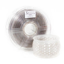 Load image into Gallery viewer, Funfetti Clear with Rainbow Glitter PLA Filament 1.75mm, 1kg