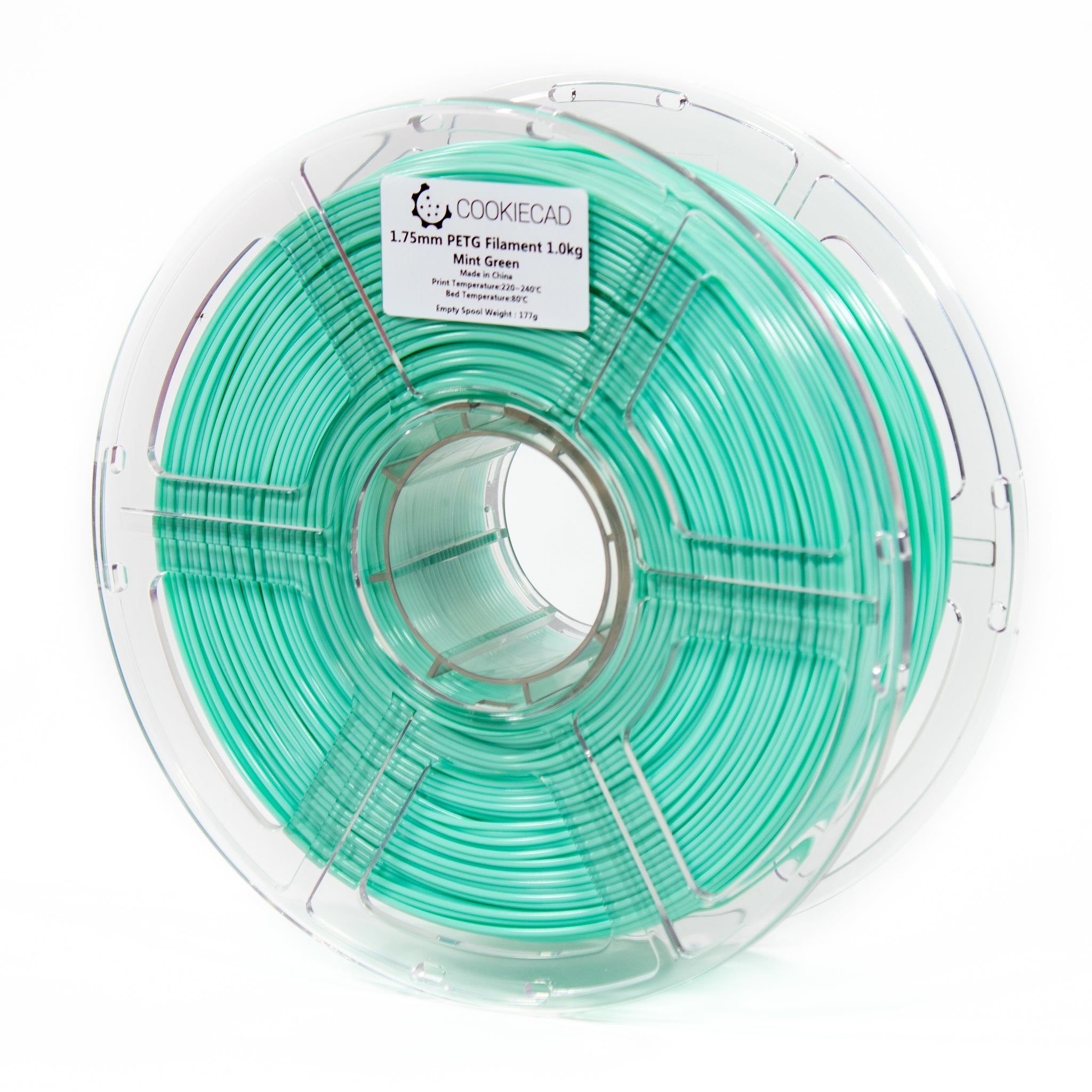 PETG Mint Green PETG Filament 1.75mm, 1kg – Cookiecad