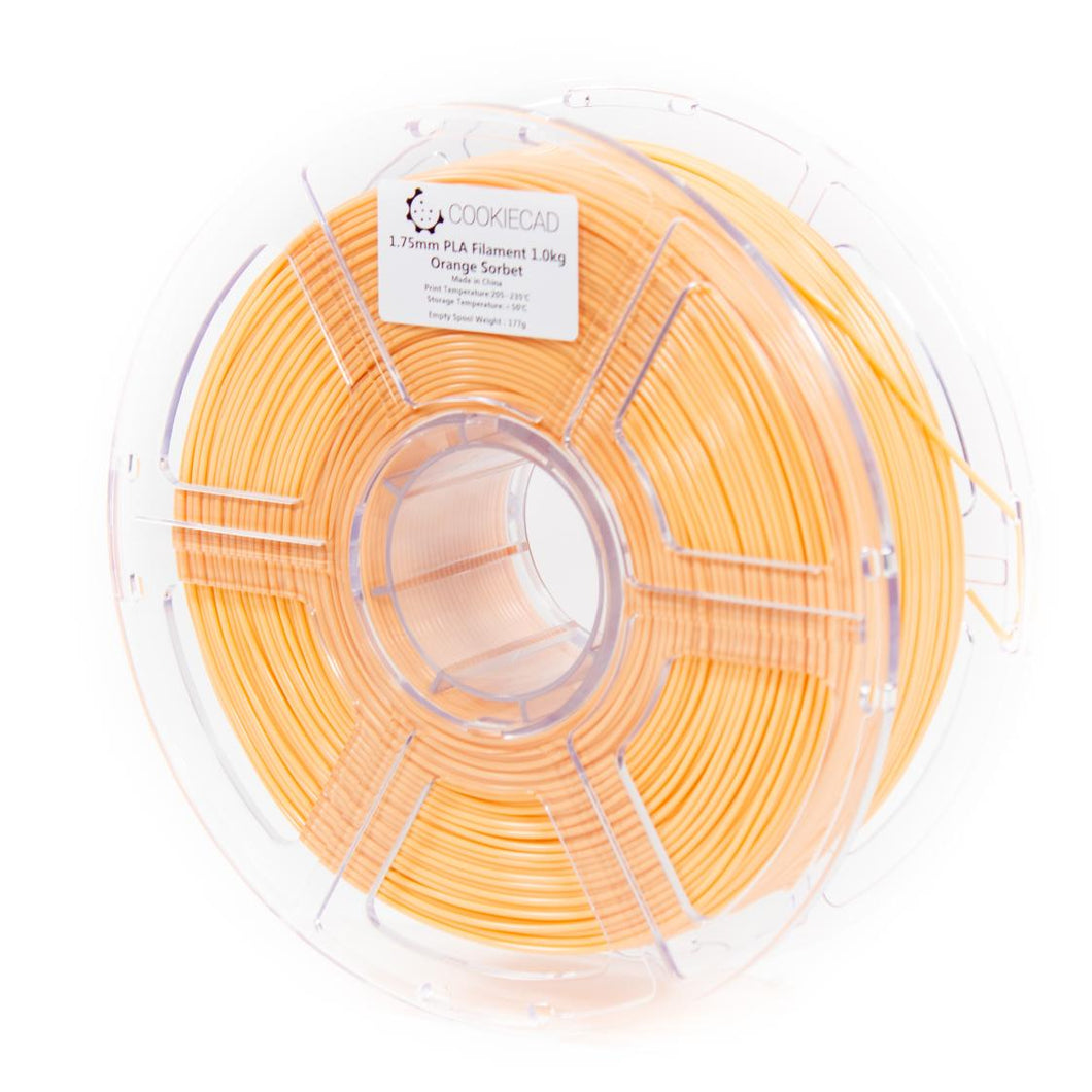 Orange Sorbet PLA Filament 1.75mm, 1kg