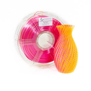 SILK Dual Sunrise (pink - yellow) PLA Filament 1.75mm, 1kg
