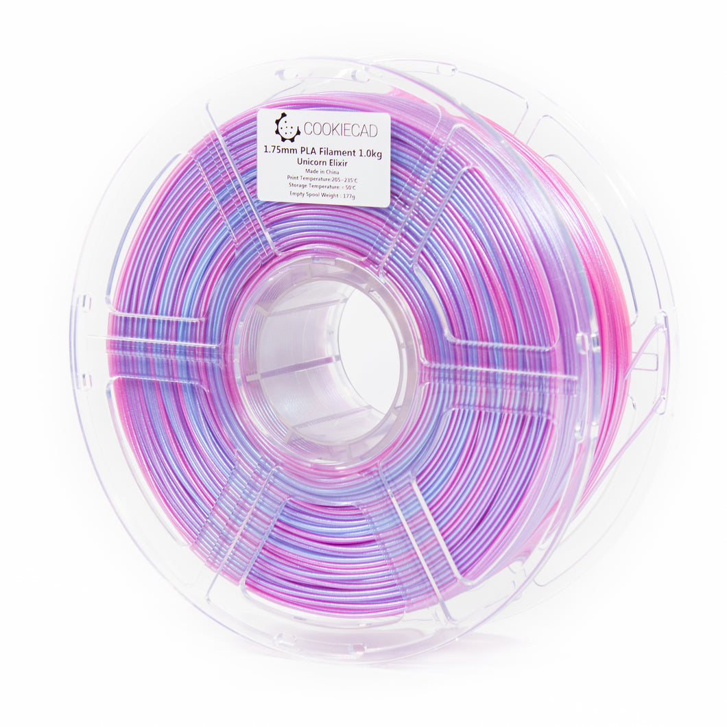 Unicorn Elixir (pink → purple → blue) PLA Filament 1.75mm, 1kg
