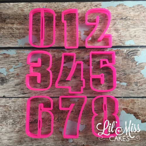Perfect Number Cutters | Lil Miss Cakes