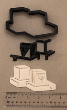Load image into Gallery viewer, Jewish Tefillin Cookie Cutter 2pc SET, 3 sizes