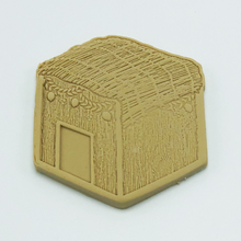 Load image into Gallery viewer, Sukkah for Sukkot Cookie Cutter Fondant Embosser - 3&quot;