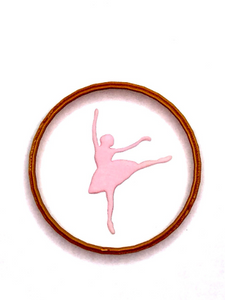 Dainty Ballerina Girl Fondant Cutter - 2.3"h