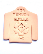 Load image into Gallery viewer, Hatzalah Logo, PERSONALIZED Cookie/Fondant Cutter, 2pc 3.5&quot;