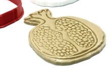 Load image into Gallery viewer, Rosh Hashanah Pomegranate Cookie Cutter Fondant Embosser - 3.7&quot;
