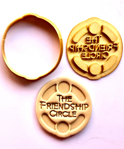 Chabad Lubavitch  Friendship Circle Cookie Cutter 2pc SET 3"