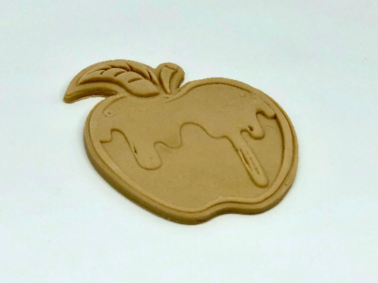Apple with Honey, Rosh Hashanah, Cookie Cutter Fondant Embosser - 3