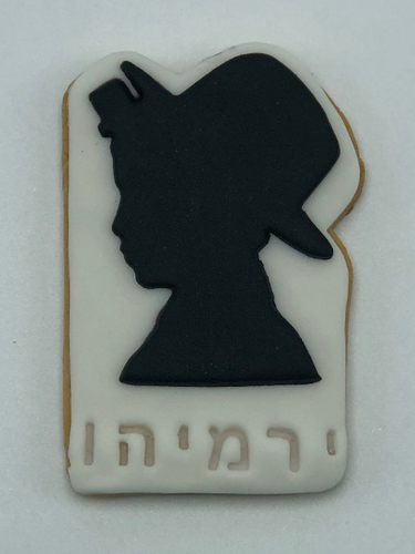 Bar Mitzvah Boy Tefillin Black Hat Jewish Fondant/Cookie Cutter 2pc SET