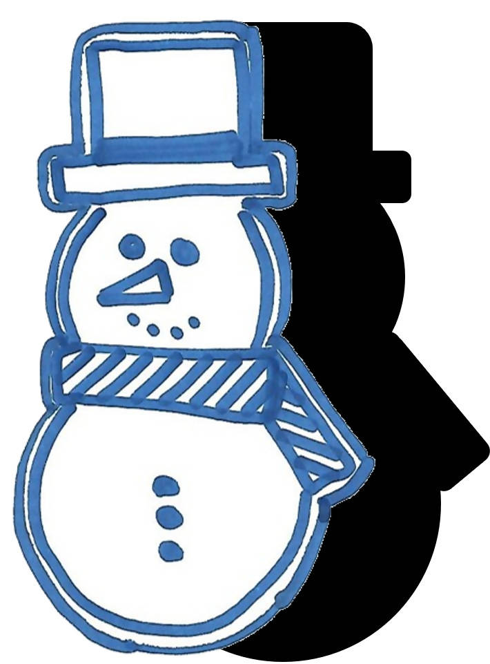 Snowman (w/ Hat & Scarf) #4