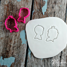 Load image into Gallery viewer, Boy Girl Silhouette Cutters | Lil Miss Cakes
