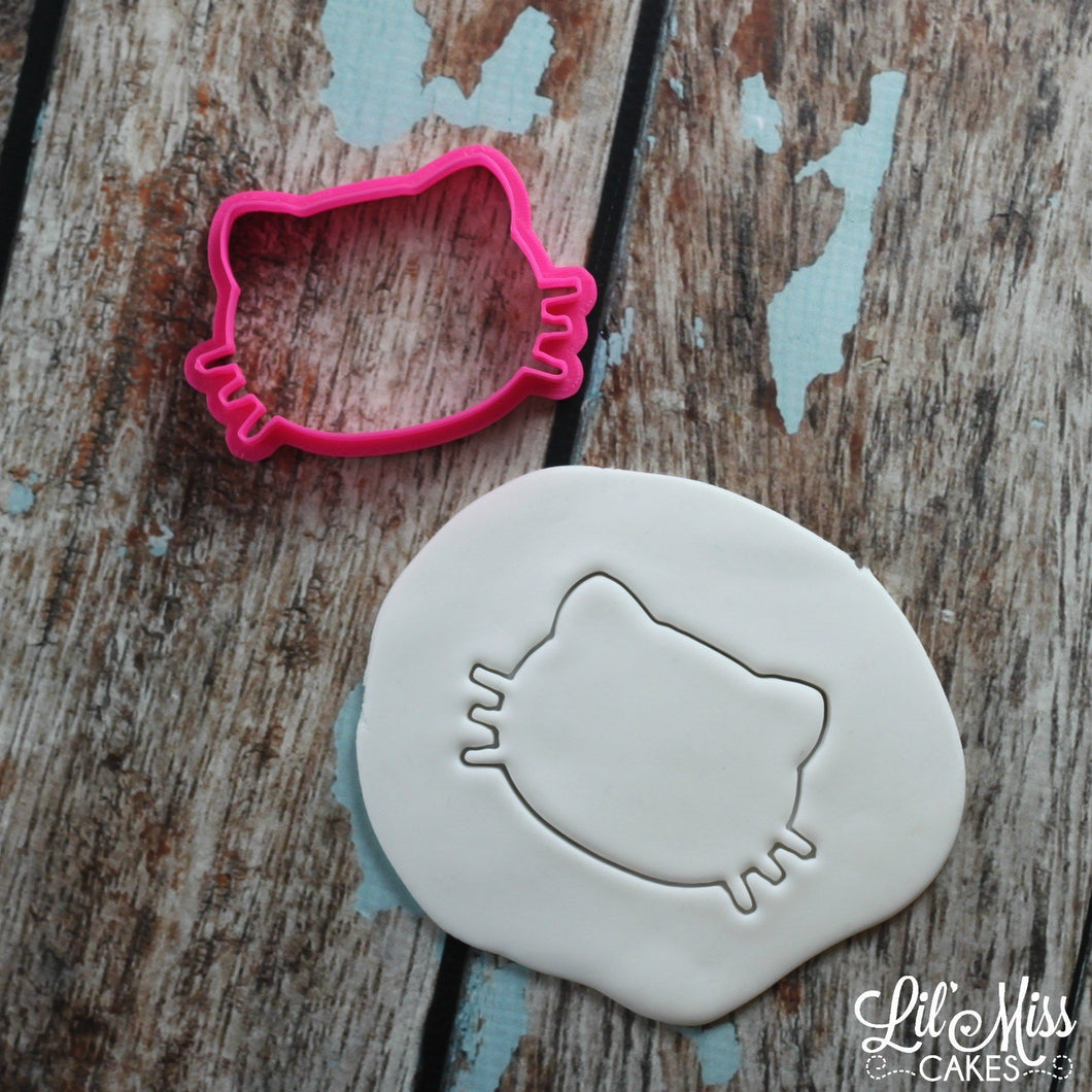Cat With Whiskers Cutter | Lil Miss Cakes