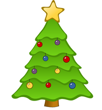 Load image into Gallery viewer, Christmas Tree with Star on Top
