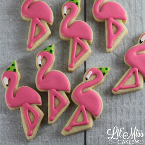 Flamingo Cookies | Lil Miss Cakes