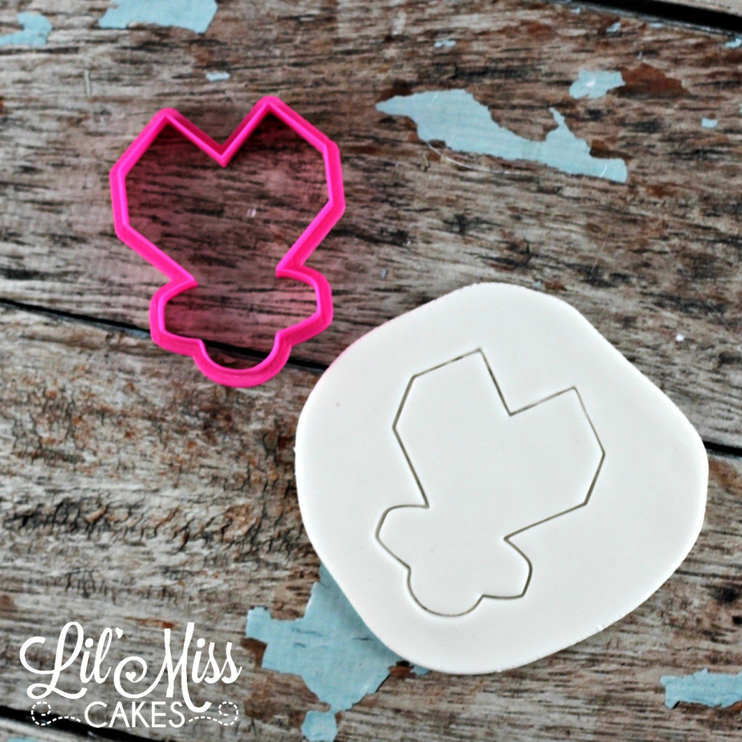 Geo Heart Ring Pop Cutter | Lil Miss Cakes