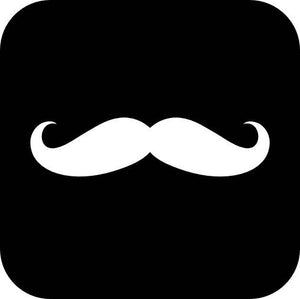 Square Cutout - Mustache
