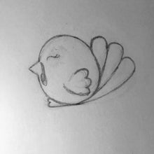 Load image into Gallery viewer, Cute Turkey Sketch | Lil Miss Cakes
