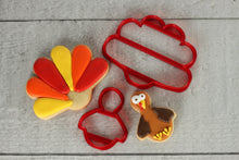 Load image into Gallery viewer, Turkey and Feather Cookies