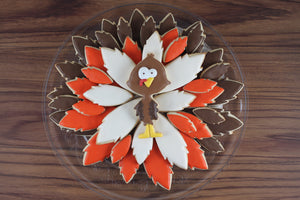 Thanksgiving Turkey Cookie Platter | Lil Miss Cakes