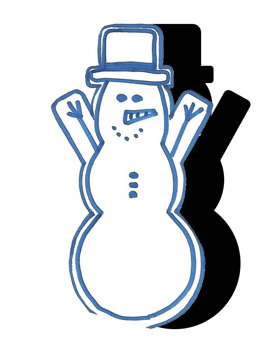 Snowman (w/ Arms & Hat) #1