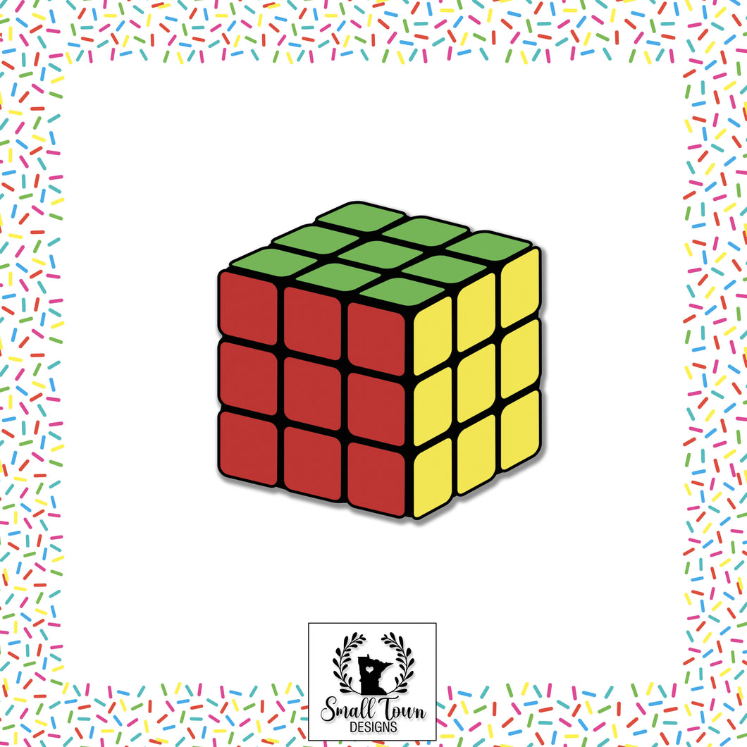 Rubiks Cube (1980's Theme)