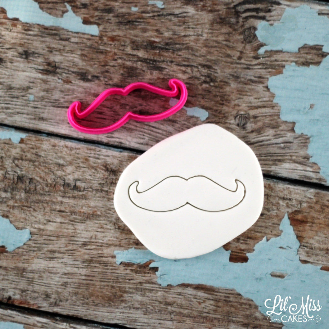 Mustache Cutter | Lil Miss Cakes