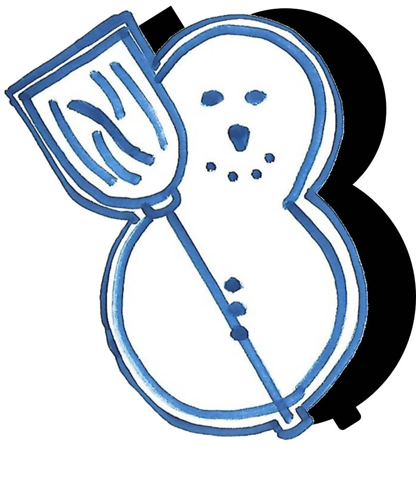 Snowman (w/ Broom) #1