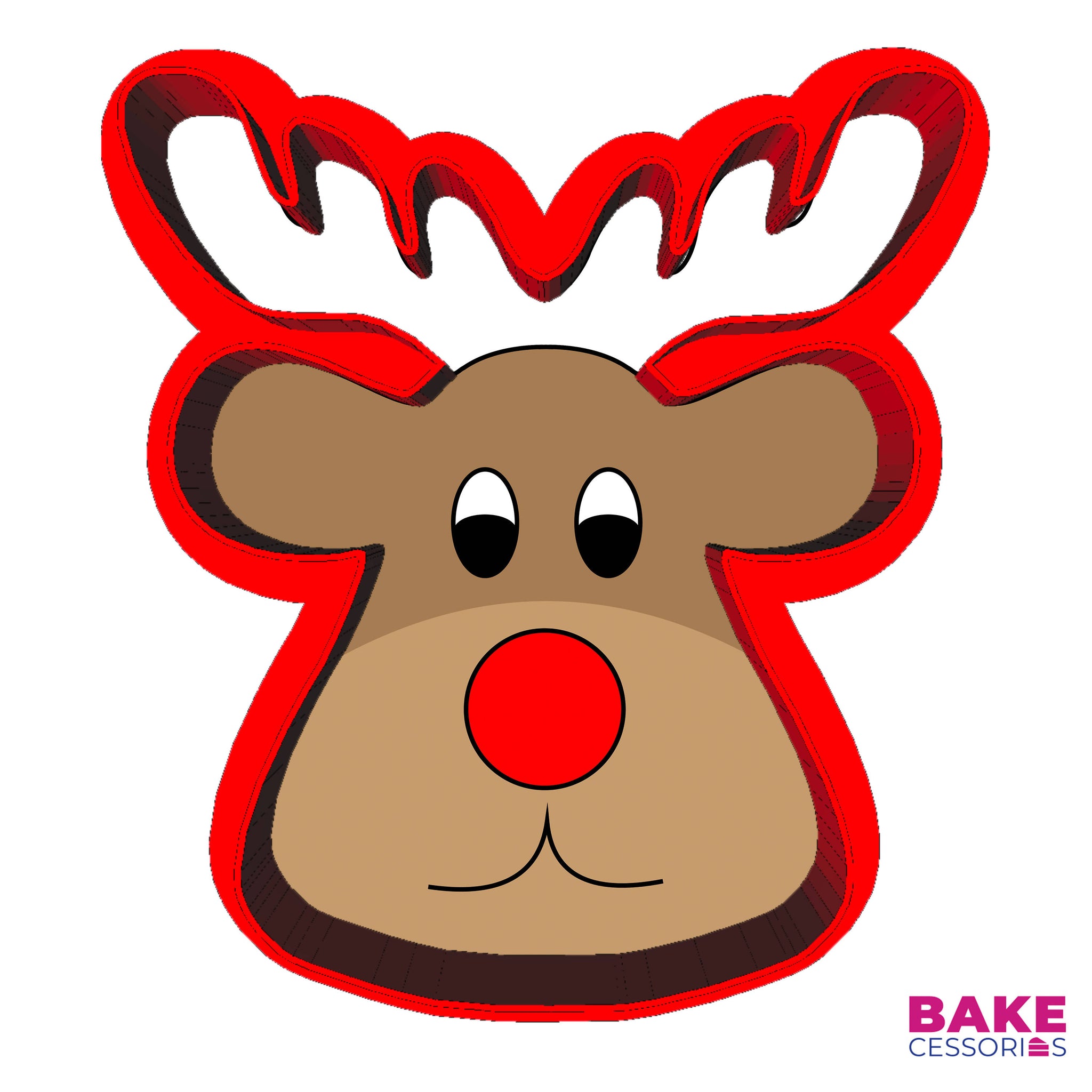 Reindeer Cookie Cutter – Cookiecad