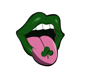 St Patrick's Day Tongue Lips Cookie Cutter