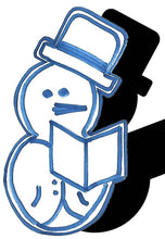 Load image into Gallery viewer, Snowman (w/ Hat &amp; Book) #1