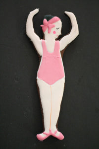 Ballerina cookie cutter 1st position