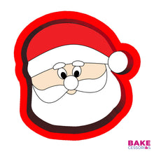Load image into Gallery viewer, Santa Claus Face Cookie Cutter