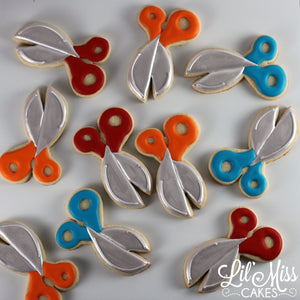 Scissors Cookies | Lil Miss Cakes