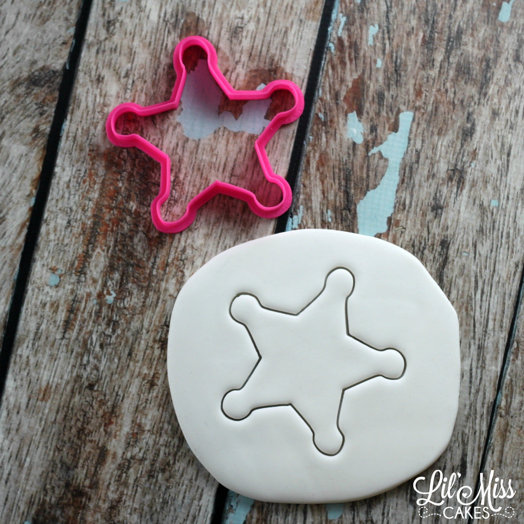 Sheriff Badge Cutter | Lil Miss Cakes