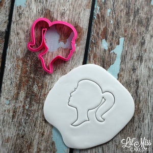 Silhouette Girl Cutter | Lil Miss Cakes