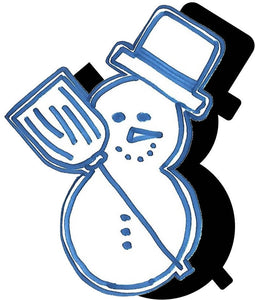 Snowman (w/ Hat & Broom) #1