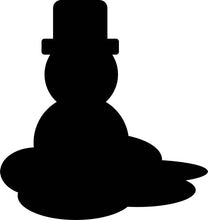 Load image into Gallery viewer, Snowman (w/ Hat) - Melting #1