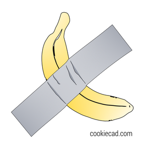 Banana Art Cookie Cutter