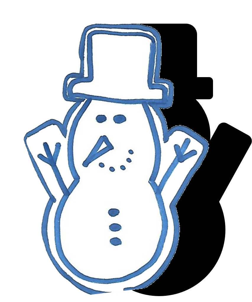 Snowman (w/ Arms & Hat) #2