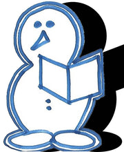 Load image into Gallery viewer, Snowman (w/ Book &amp; Feet) #1