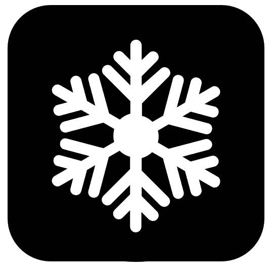 Square Cutout - Snowflake
