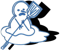 Load image into Gallery viewer, Snowman (w/ Broom) - Melting #1