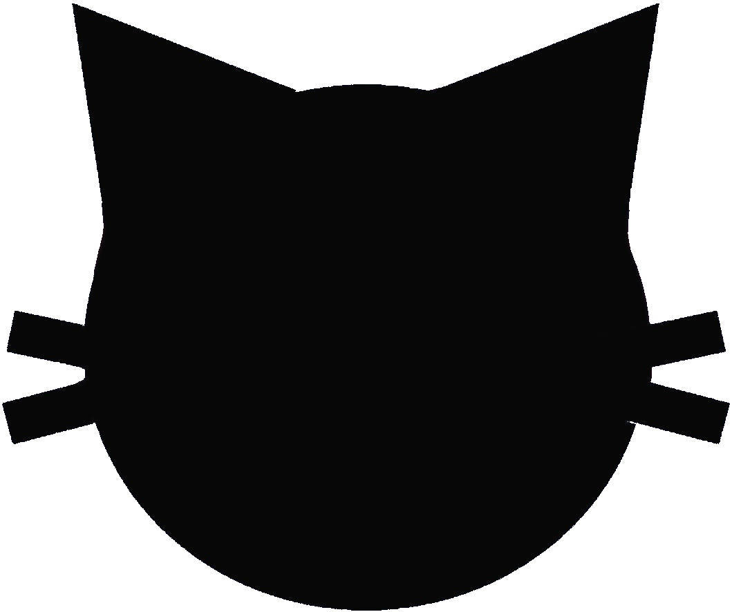 Cat Head (w/ Wiskers)