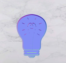 Load image into Gallery viewer, 1 Lamp, bulb, idea, light bulb cutter + stamp