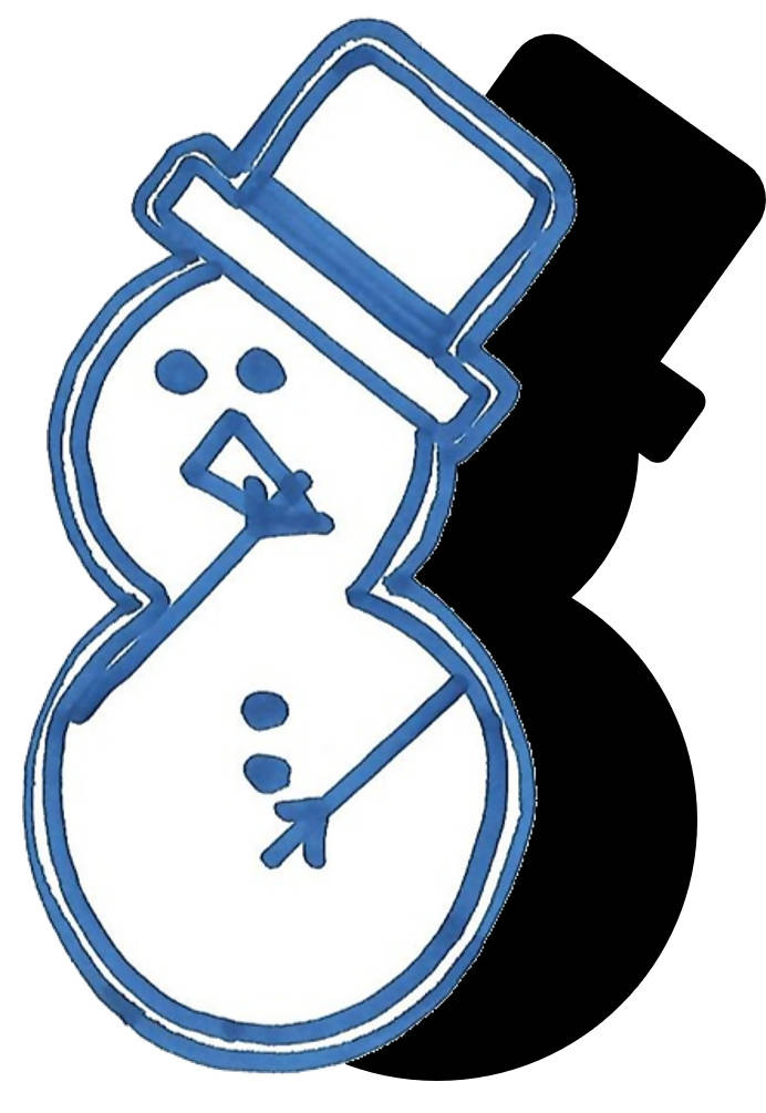Snowman (w/ Hat) #3