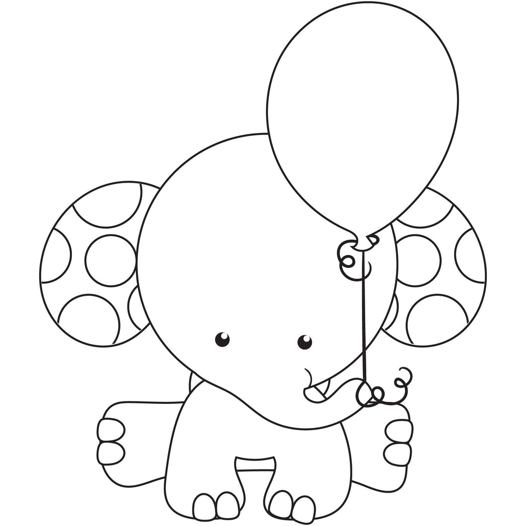 Elephant with Balloon